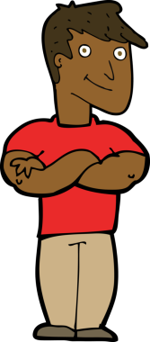 bir insan tarafından çizilmiş kaslı bir adam.