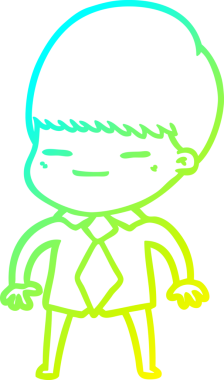 Bir insan tarafından çizilmiş kendini beğenmiş bir çizgi film karakteri.