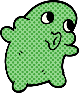 Bir insan tarafından çizilmiş garip uzaylı karalaması.