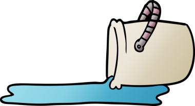 Bir insan tarafından çizilmiş karalama kovası.