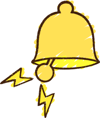 Bir insan tarafından çizilmiş çan tebeşiri