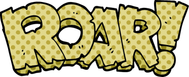 bir insan tarafından çizilmiş karalama kükremesi metni