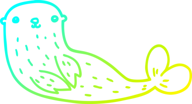 Bir insan tarafından çizilmiş bir karikatür mührü.