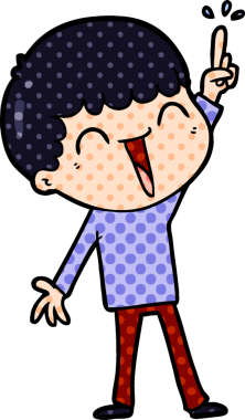 Bir insan tarafından çizilmiş mutlu bir adam.