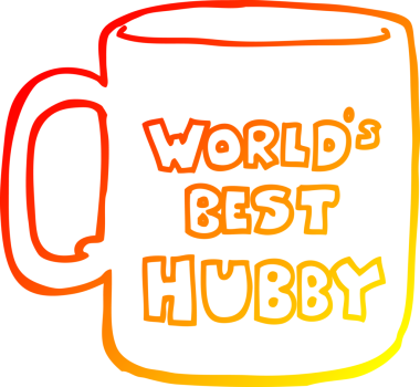 Bir insan tarafından çizilmiş en iyi koca fincanı.