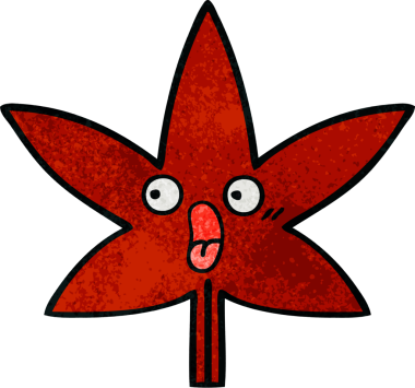 Bir insan tarafından çizilmiş güz yaprağının retro grunge dokusu.