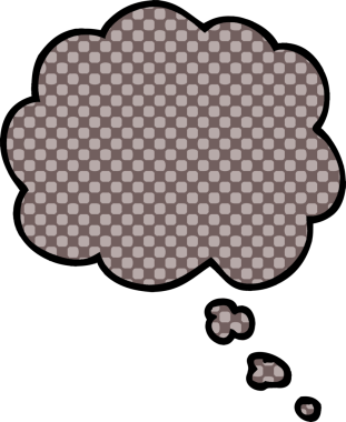 bir insan tarafından çizilmiş karalama ifade kabarcığı