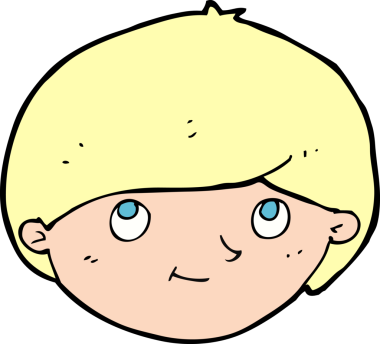 Bir insan tarafından çizilmiş mutlu bir adam.