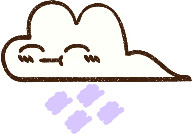 Bulut Sürükleyen Tebeşir Bir insan tarafından çizilen