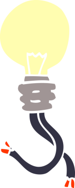 karikatür karalaması bir insan tarafından çizilmiş parlak ampul