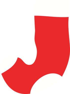 Bir insan tarafından çizilmiş eski çorap karalaması