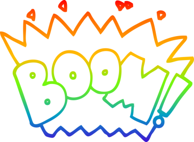 gökkuşağı gradyanı çizimi bir insan tarafından çizilmiş bir çizgi film sözcüğünün patlaması