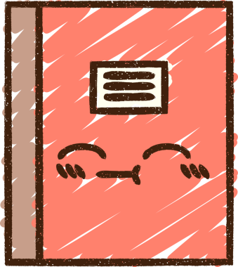 Bir insan tarafından çizilmiş Kitap Tebeşiri