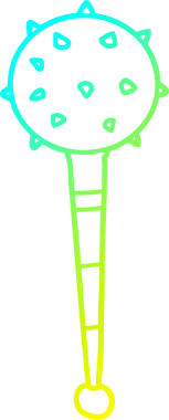 Bir insan tarafından çizilmiş bir ortaçağ çizgi çizimi.