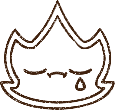 Bir insan tarafından çizilen Ateş Karakteri Karakteri