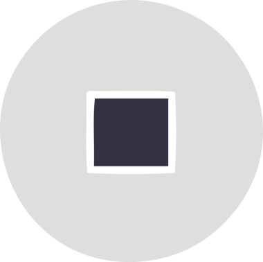 Bir insan tarafından çizilen dur düğmesinin düz renk retro karikatürü