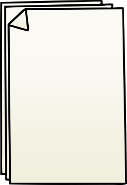 bir insan tarafından çizilmiş gölgelenmiş garip karikatür kağıt yığını