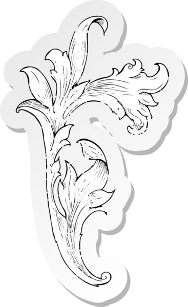 Geleneksel bir elin, insan eliyle çizilmiş gerilmiş depresif çıkartması.