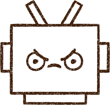 Robot Kömür Bir insan tarafından çizilmiş