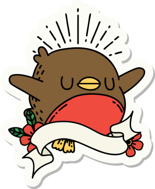 Bir insan tarafından çizilmiş çırpınan bir dövme stili.