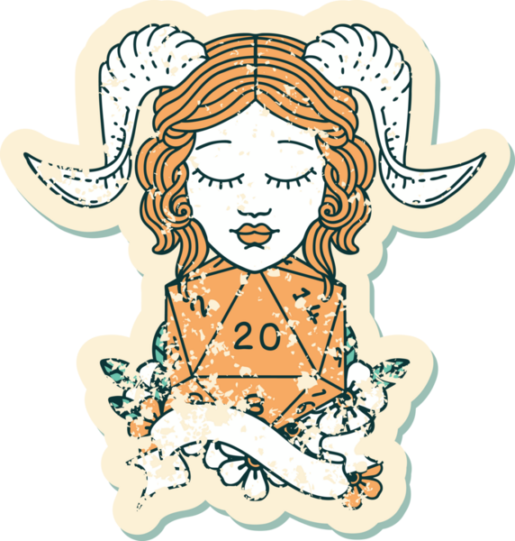 Retro Dövme Biçimi Bir insan tarafından çizilmiş doğal yirmi zar atışıyla düzenleme