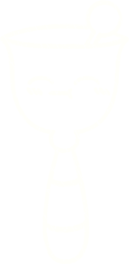 Bir insan tarafından çizilmiş çan tebeşiri