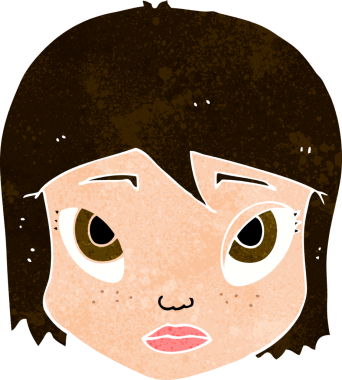 Bir insan tarafından çizilmiş el çizimi karikatür