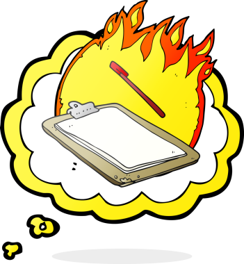 Bir insan tarafından çizilmiş serbest çizim baloncuk karikatür tahtası.