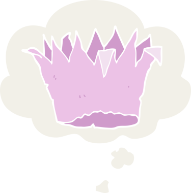 Düşünce baloncuklu karikatür kaplaması insan tarafından çizilmiş.