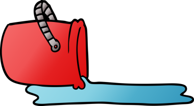 Bir insan tarafından çizilmiş karalama kovası.