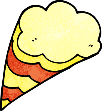 bir insan tarafından çizilmiş karalama dekoratif bulut