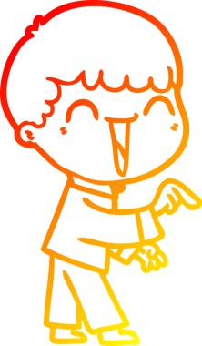 Bir insan tarafından çizilmiş mutlu bir adamın çizgi çizimi.