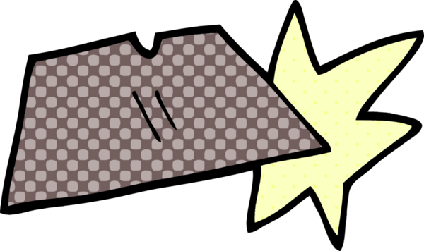 Bir insan tarafından çizilmiş iş bıçağı çizimleri.