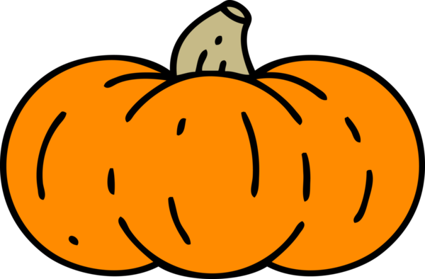 Bir cadılar bayramı balkabağı karikatürü Bir insan tarafından çizilmeye hazır