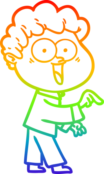 Bir insan tarafından çizilmiş mutlu bir adamın çizgi çizimi.