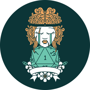 Bir insan tarafından çizilmiş doğal bir rulo ile ağlayan insan barbarlığının simgesi.