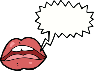 Bir insan tarafından çizilmiş konuşma balonlu çizgi film sembolünü aç