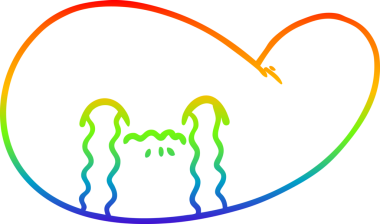 Karikatür çizen safra kesesi bir insan tarafından çizilmiş ağlıyor.