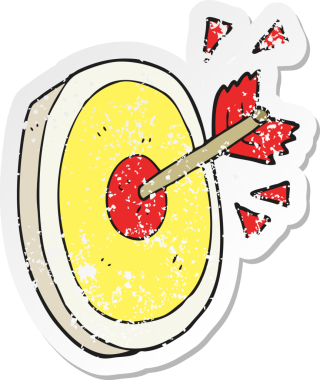 Bir insan tarafından çizilen çizgi film okunun gerilimli retro yapıştırması