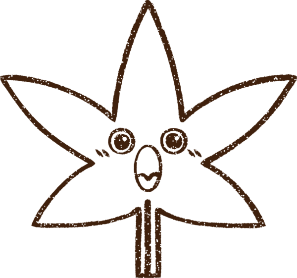 Yaprak Kömürü Bir insan tarafından çizilmiş