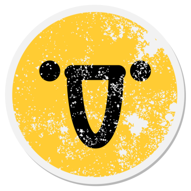 Bir insan tarafından çizilmiş basit bir mutlu yüz çemberi