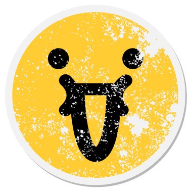 Bir insan tarafından çizilmiş basit bir mutlu yüz çemberi