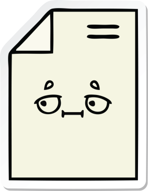 Bir insan tarafından çizilmiş şirin bir kağıt parçası.