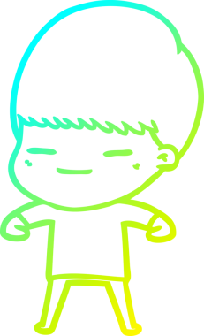 Bir insan tarafından çizilmiş kendini beğenmiş bir çizgi film karakteri.