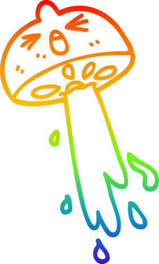 Bir insan tarafından çizilmiş limon fışkırtan bir karikatür çizimi