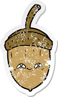 Bir insan tarafından çizilmiş karikatür palamudu.