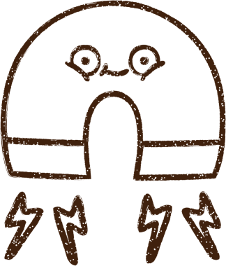 Bir insan tarafından çizilmiş mıknatıs kömürü