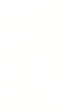 Bir insan tarafından çizilmiş Coğrafya Küre Tebeşiri