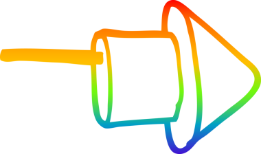 gökkuşağı gradyan çizgisi bir insan tarafından çizilmiş havai fişek çizgi