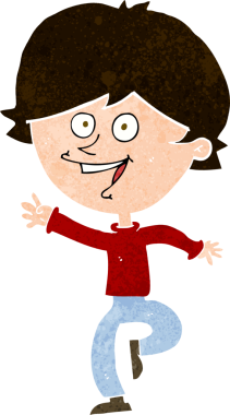 Bir insan tarafından çizilmiş el çizimi karikatür